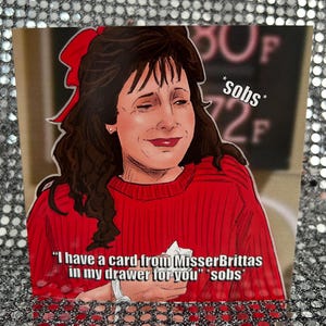 The Brittas Empire - Carol - Biglietto di auguri di compleanno in edizione limitata Gay Icons (vuoto all'interno)