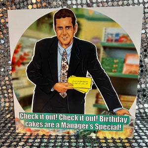 Liquidación - Dale Winton de Supermarket Sweep, años 90 - Tarjeta de cumpleaños de edición limitada de Gay Icons (en blanco en el interior)