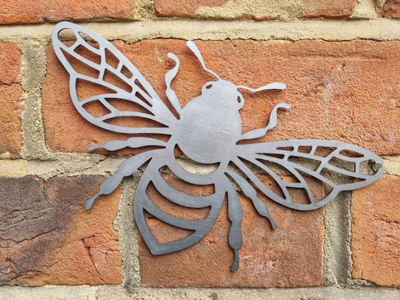 Honey Bee Wall Art, Metal Wall Art