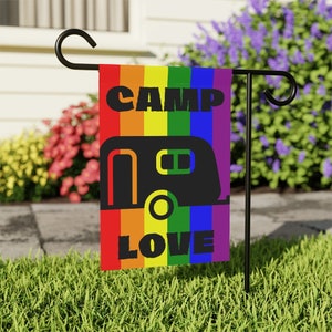 Pride camper flag