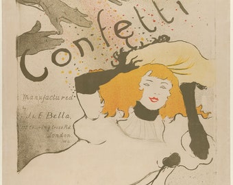 Confetti 1894 Henri de Toulouse-Lautrec  copy
