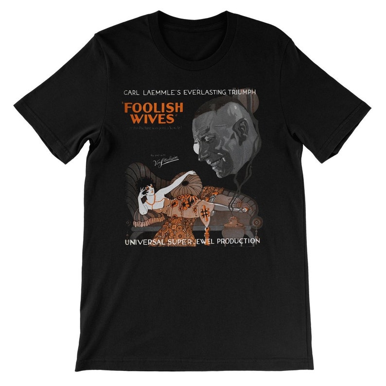Advert for Foolish Wives Short Sleeve T-Shirt 1922