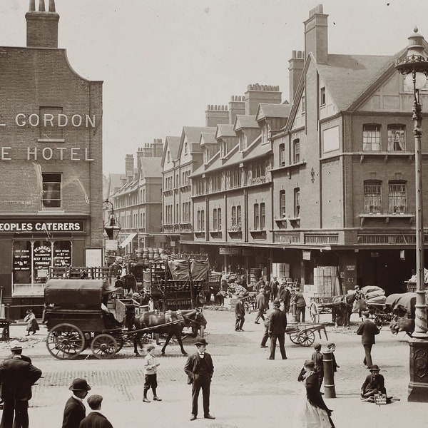 View in Spitalfields by Jack London - 1902