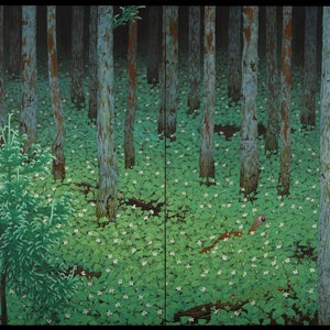 Mori Forest by Katayama Bokuyo - 1928