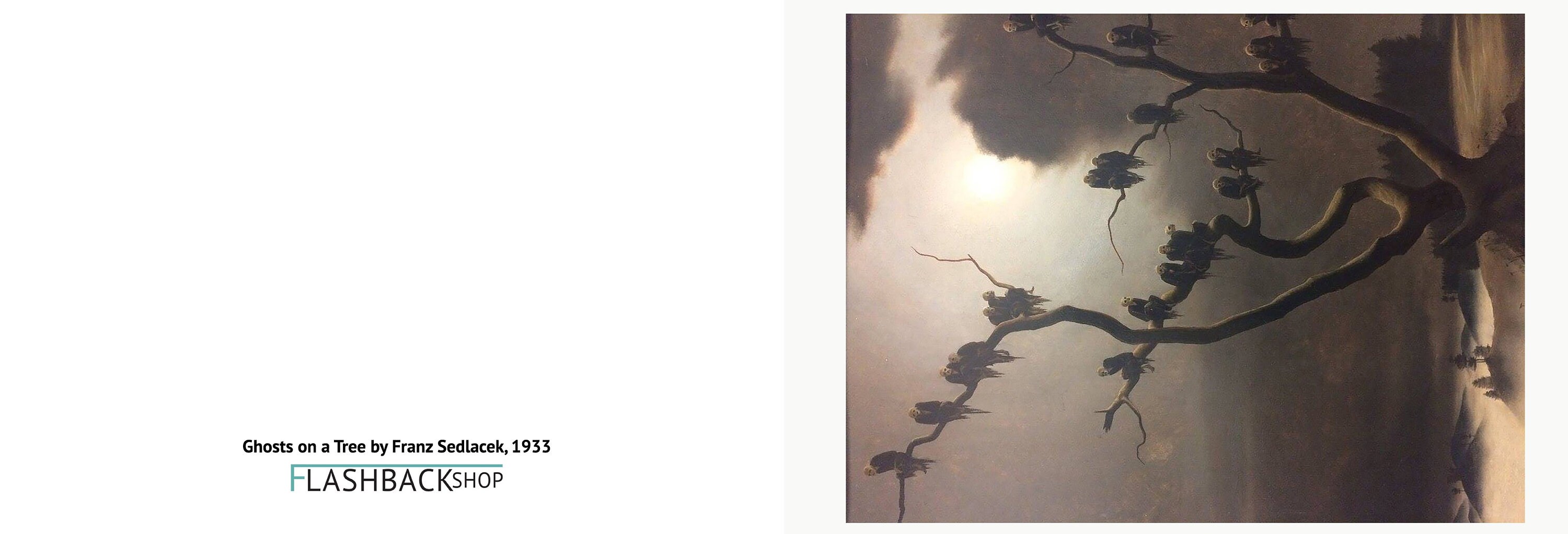 Print Or Canvas - 'Ghosts On A Tree' By Franz Sedlacek - High Quality Reprint