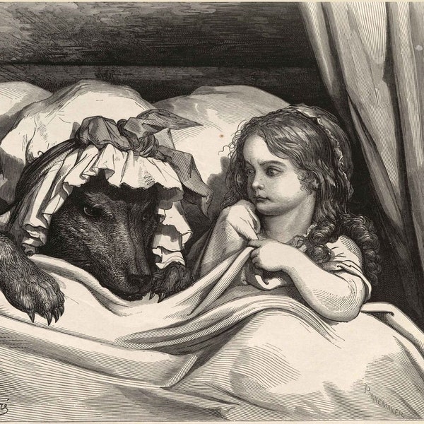 Le Petit Chaperon Rouge by Gustave Doré - 1867