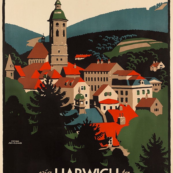 Baden Baden by Frank Newbould - c. 1930