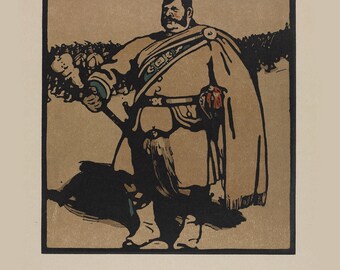 London Types- The Drum Major 1898 William Nicholson