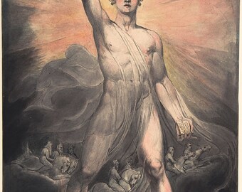 Angel of the Revelation by William Blake - ca. 1803–5