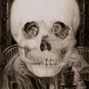 L'amour de Pierrot, Anônimo, 1905 - Cartão Postal