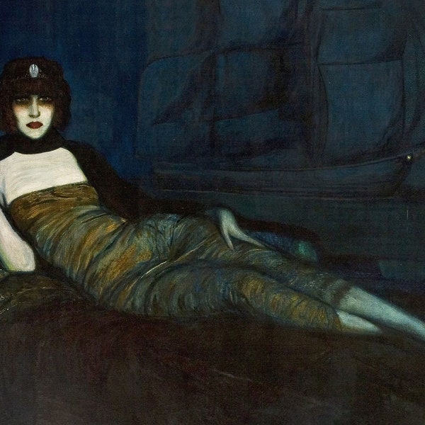 Marchesa Luisa Casati Portrait par Federico Beltran Masses - 1920