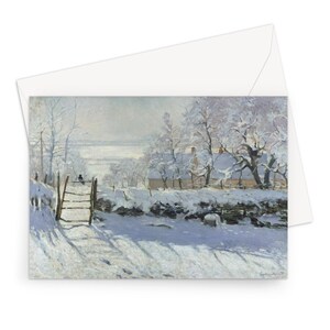 La Pie de Claude Money, hiver 1868/69 - Carte de vœux