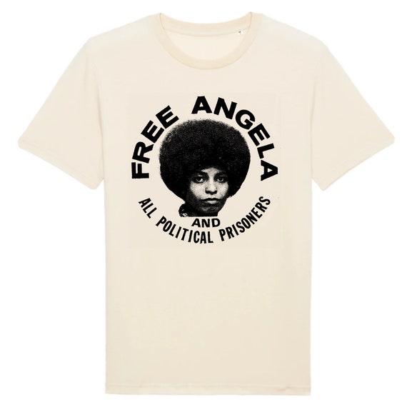 Free Angela Davis Organic Cotton T shirt Etsy UK
