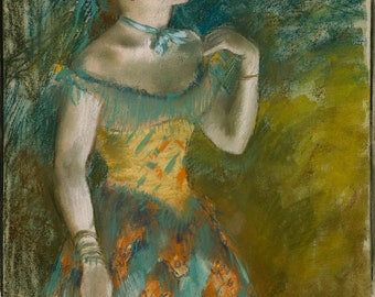 The Singer in Green by Edgar Degas - ca. 1884