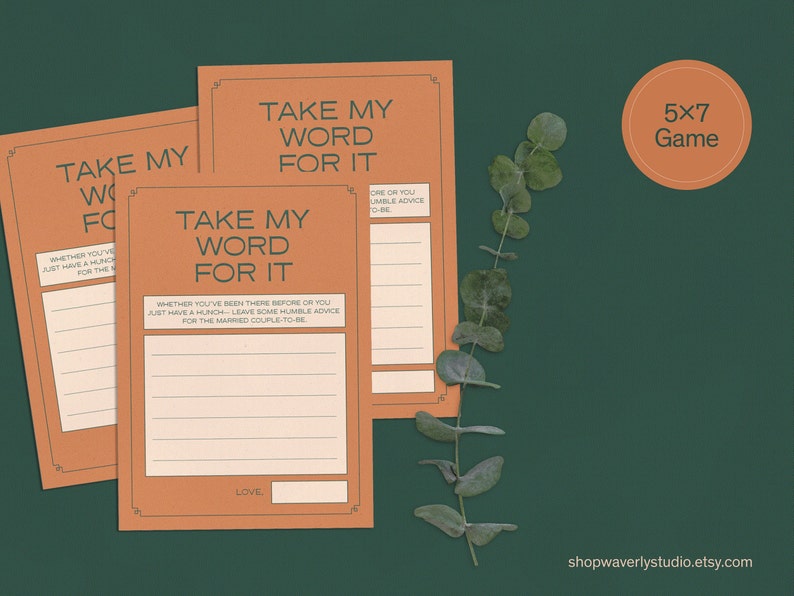 Take My Word For It Advice Card Editable 5x7 Printable Etsy take-my-word-for-it-advice-card-editable-5x7-printable-etsy