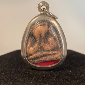 Old Phra Pidta LP Kaw Thai Temple Amulet