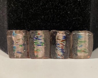 Old Venetian Glass Rectangular Beads