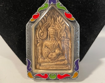 LP Sroung Thai Temple Anulet with Case