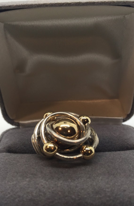 Sterling Silver And Gold-filled Ring