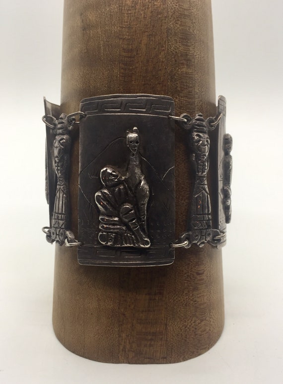 Antique Sterling Bracelet, Peru