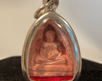 Phra LP Tuad Thai Temple Amulet with Case