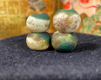 Old Tibetan Glass dZi Beads