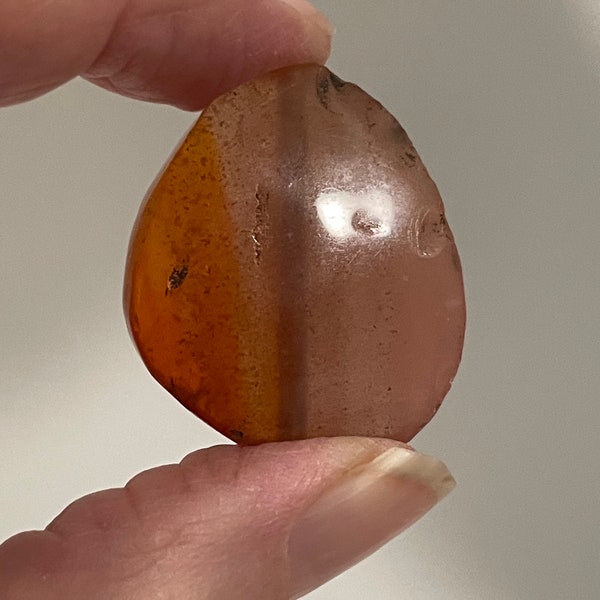 Ancient Afghan Banded Carnelian Bead