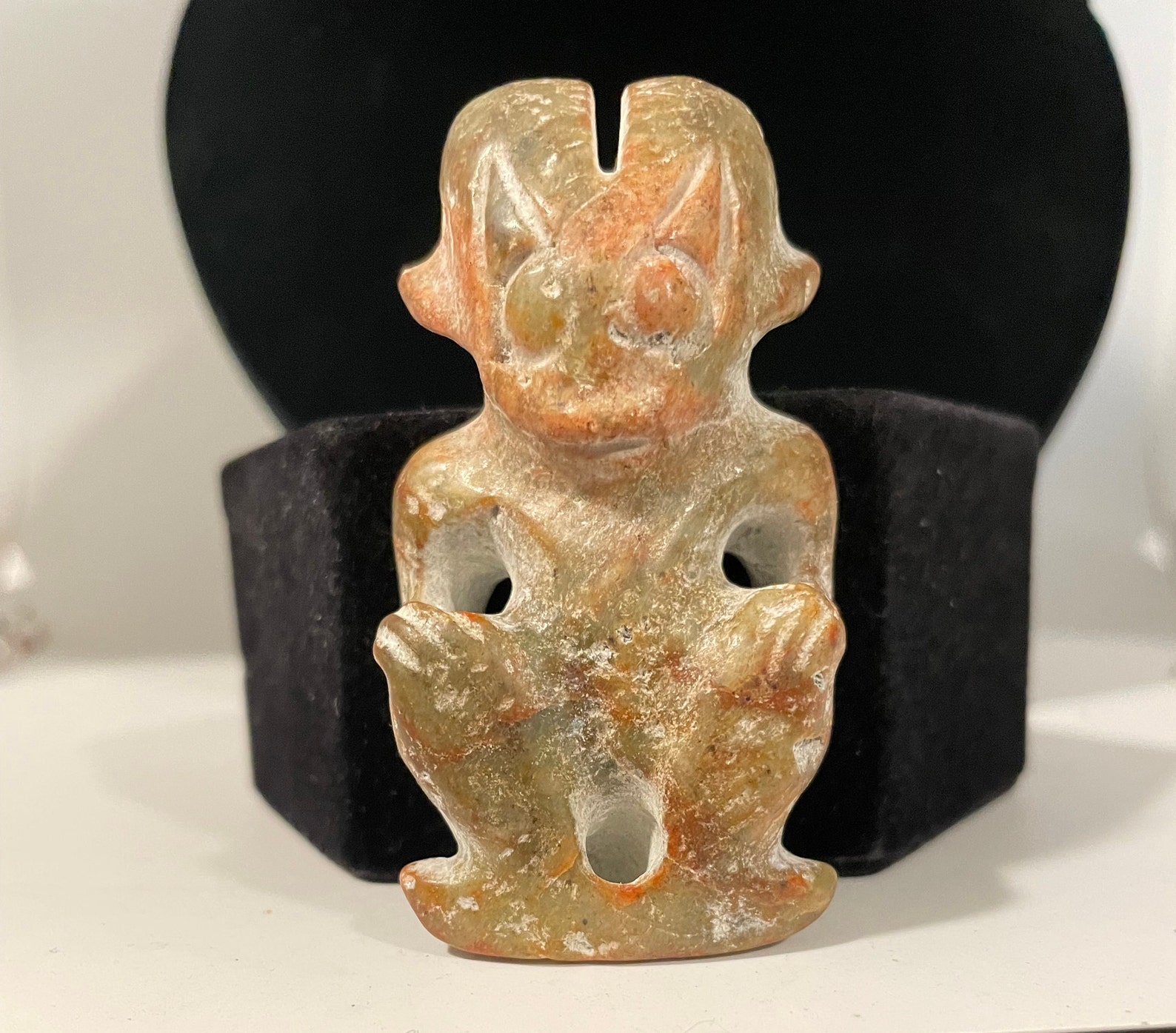Hongshan Culture Jade Cattle Head Sun God - Etsy