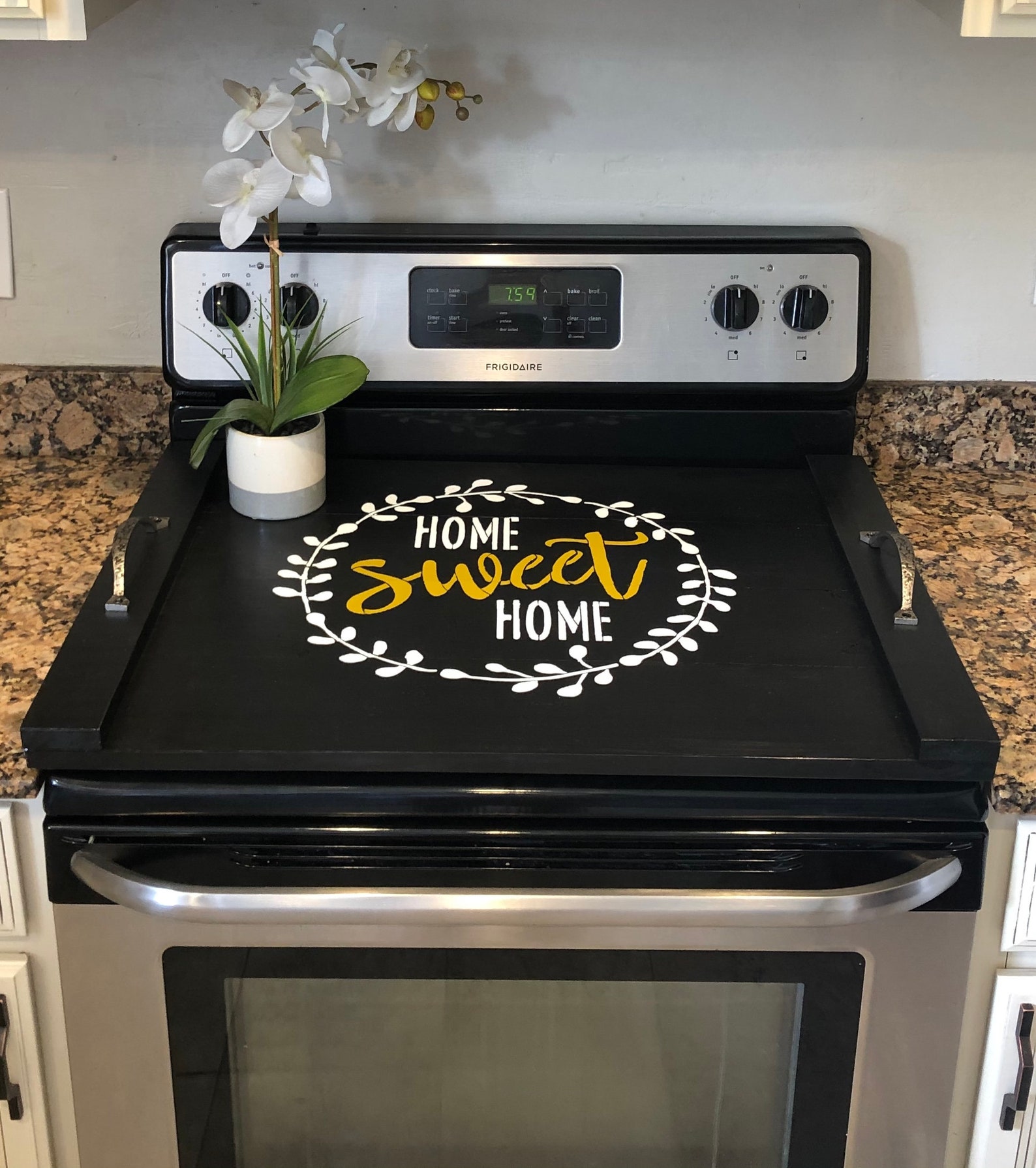 Wood Stove Cover Serving Tray Farmhouse Kitchen Decor Etsy