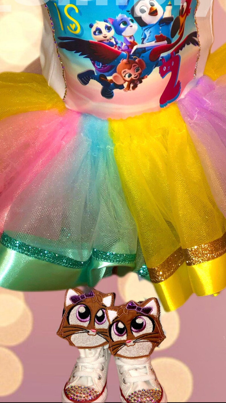 Kids Gift First Birthday Outfit Girls Birthday Outfit Mia Tots Birthday Outfit Mia the cat Birthday Outfit Cat Birthday Outfit