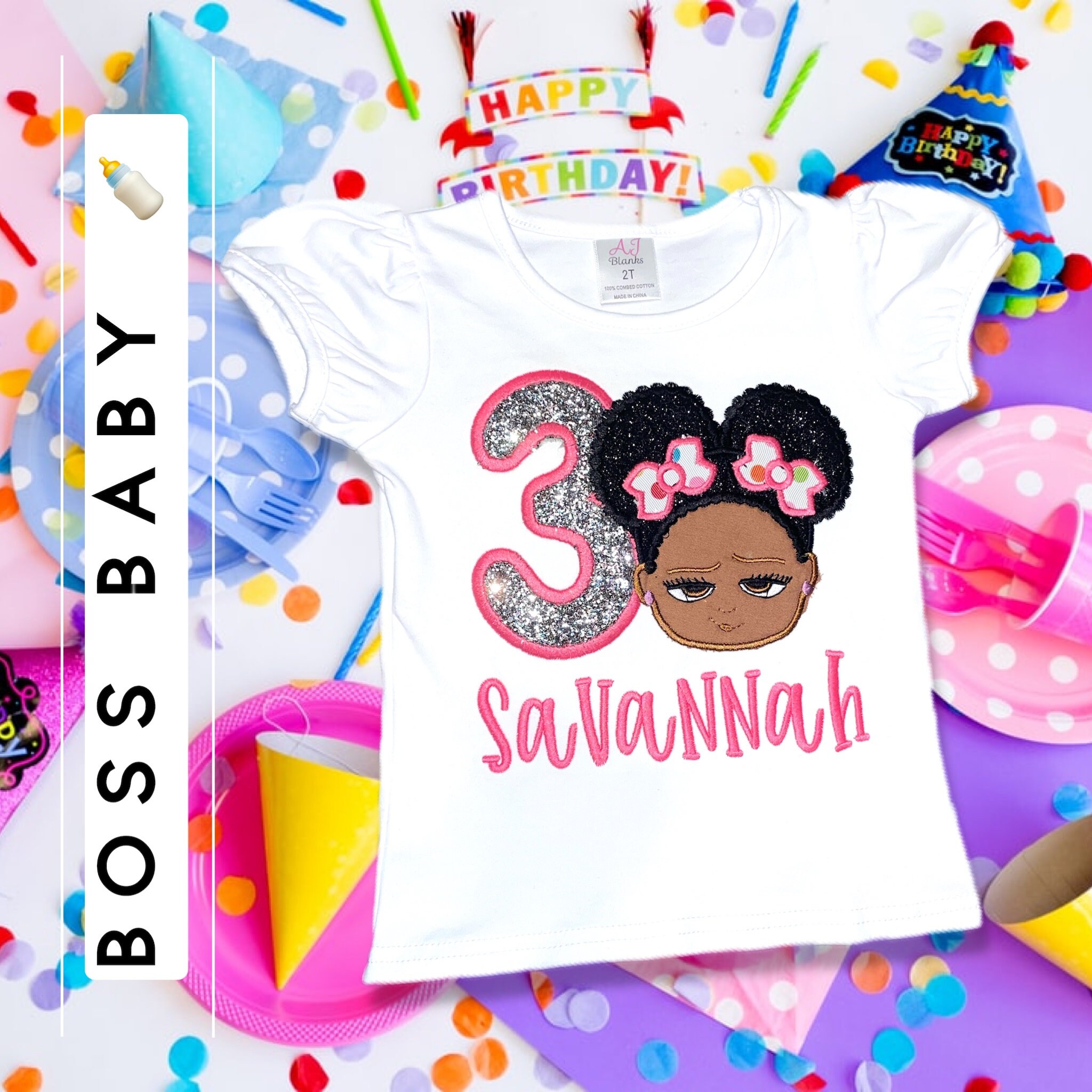 Boss Girl Birthday Outfit Boss Girl Boss Baby Outfit Etsy