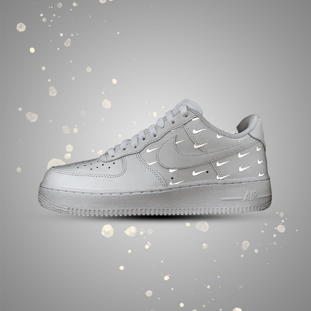 nike air force with reflective tick