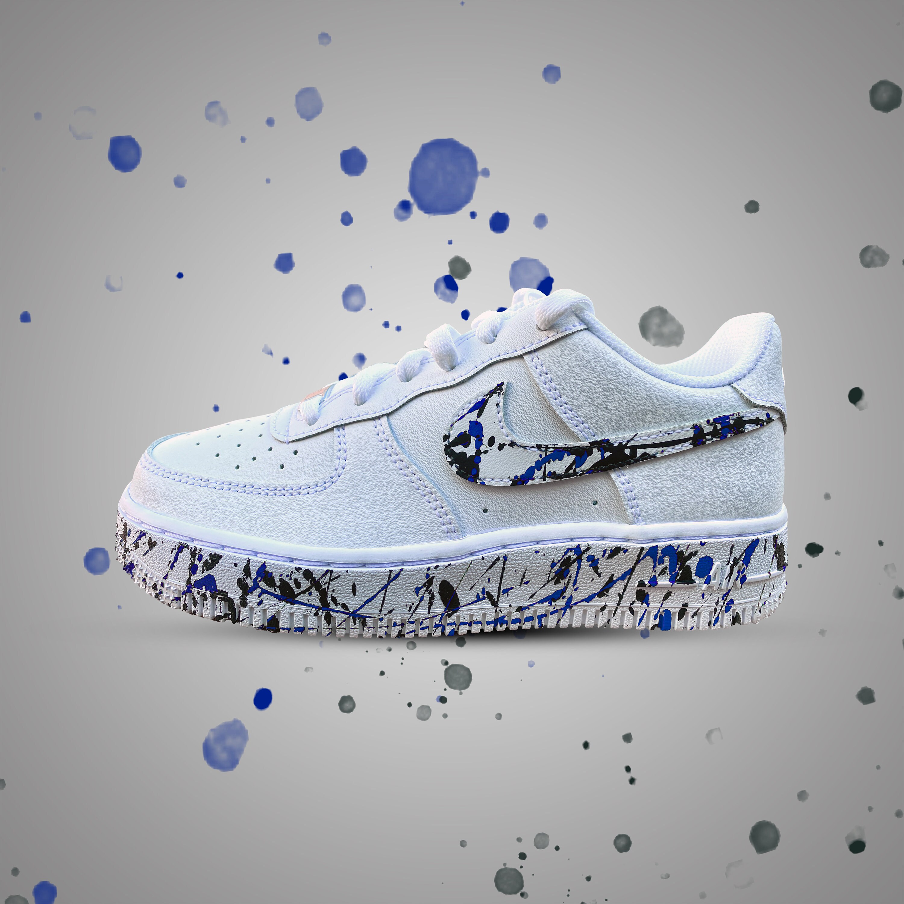 Paint Spatter Custom Air Force 1 KIES KLEUREN | Etsy