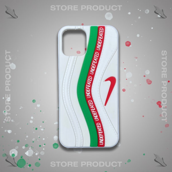 3D Phone Case Air Max 97 White UNDFTD Air Force 1 Sneaker Screen Protector
