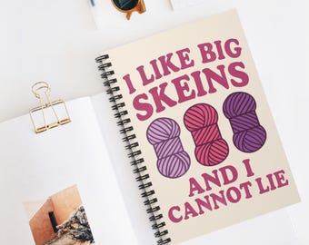 Yarn Lover's Spiral Notebook - Perfect for Crafters, Knitters, Journaling, Gift for Yarn Enthusiasts, Creative Inspiration