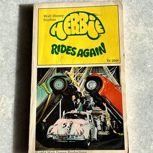 Herbie Rides Again movie tie-in paperback - Mel Cebulash