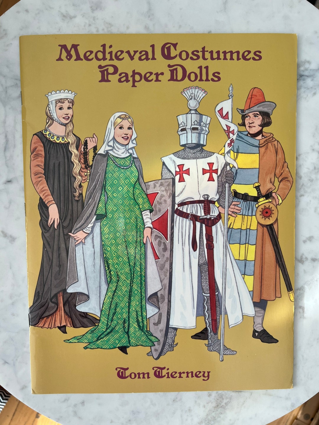 Medieval Costumes Paper Dolls - Tom Tierney - Etsy