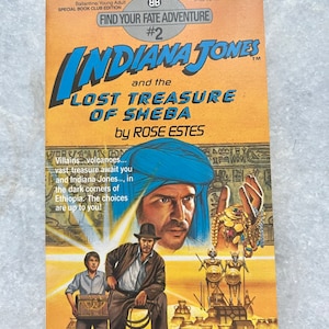 Indiana Jones and the Lost Treasure of Sheba - unread copy - Find your Fate Adventure