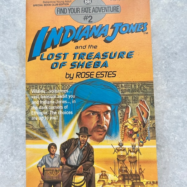 Indiana Jones and the Lost Treasure of Sheba - unread copy - Find your Fate Adventure