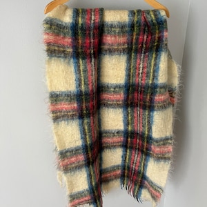 Vintage Liberty London mohair scarf, made in Scotland
