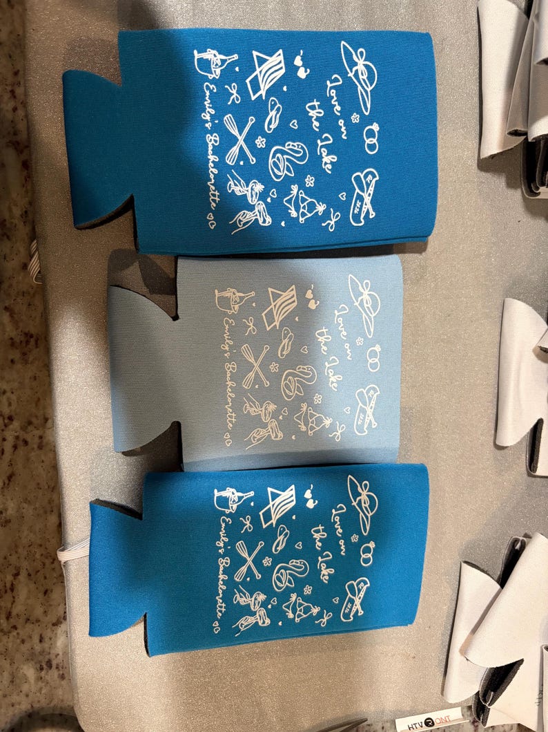 Custom wedding koozies, wedding favors beer koozies, wedding party favors, custom koozies, wedding party image 8