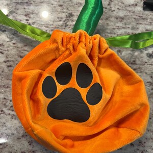 Personalized Pumpkin Treat Bag: Halloween Candy Bag, 6-inch immagine 10
