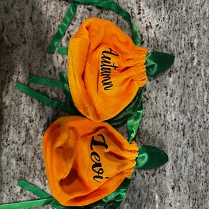 Personalized Pumpkin Treat Bag: Halloween Candy Bag, 6-inch immagine 9