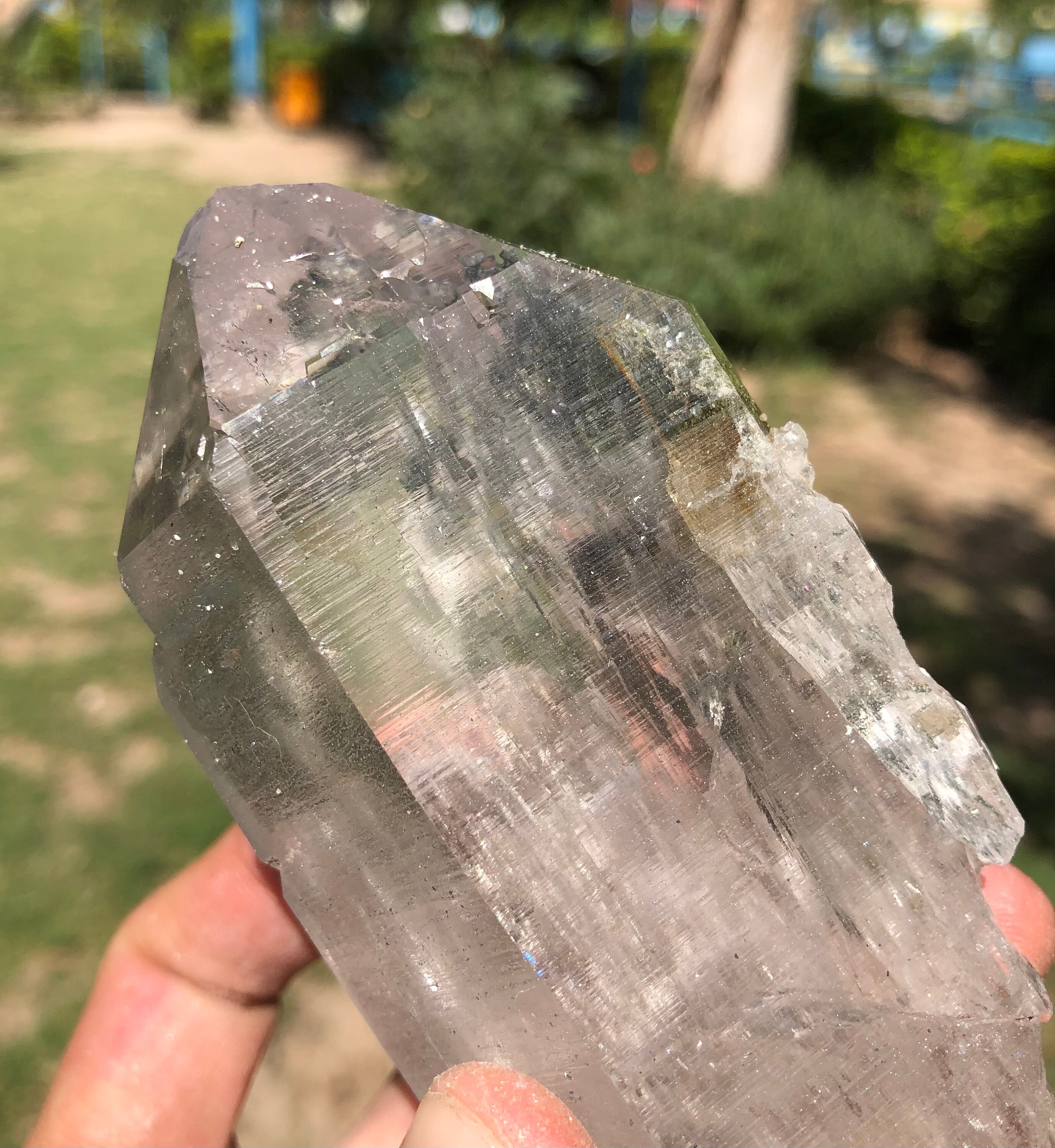 透明な光沢のある水晶/塩素水晶クラスター（P18） - Etsy 日本