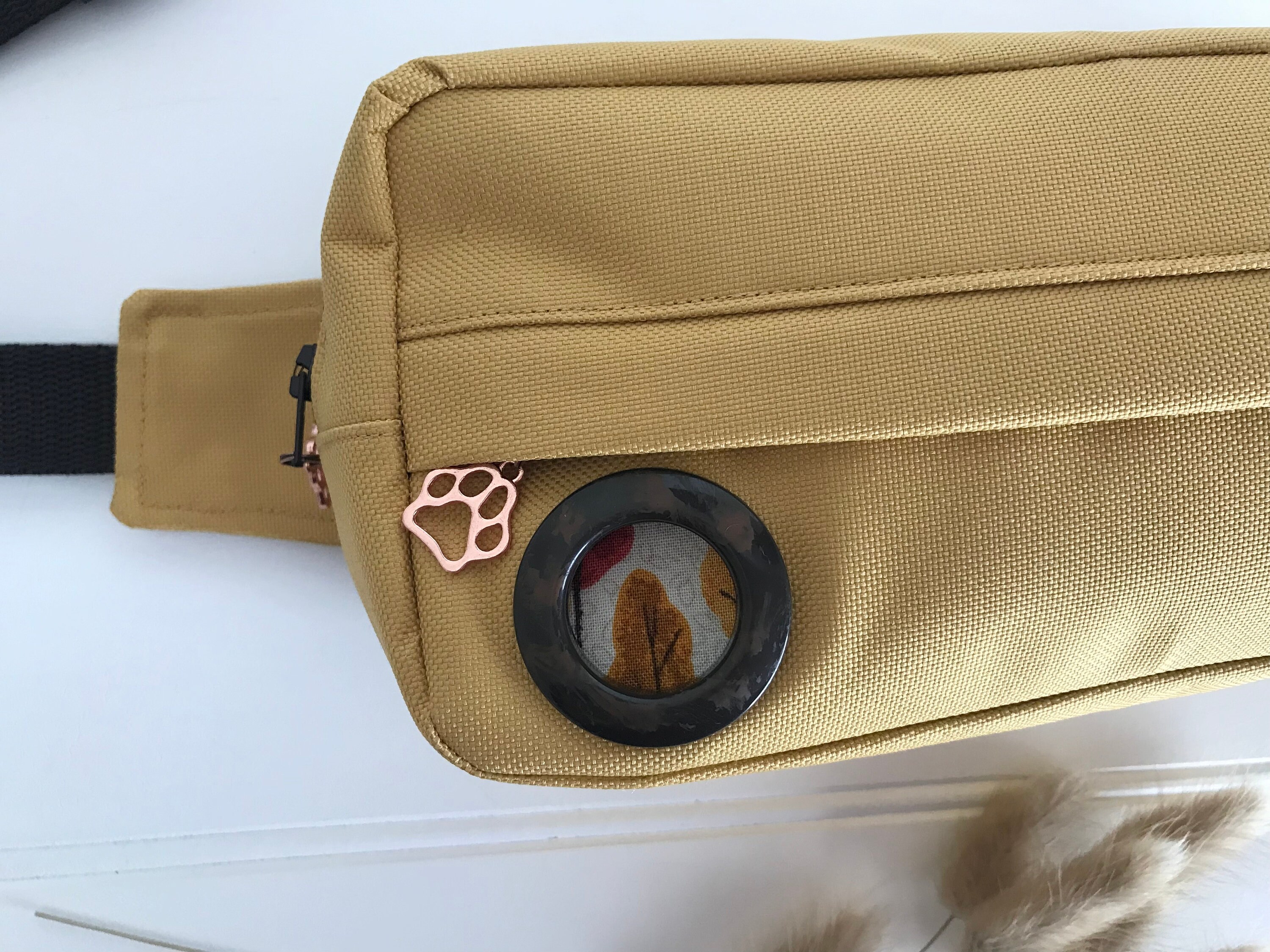 Ochre Dog Walking Bum Bagyellow Waterproof Bum Bag for Dog Etsy UK