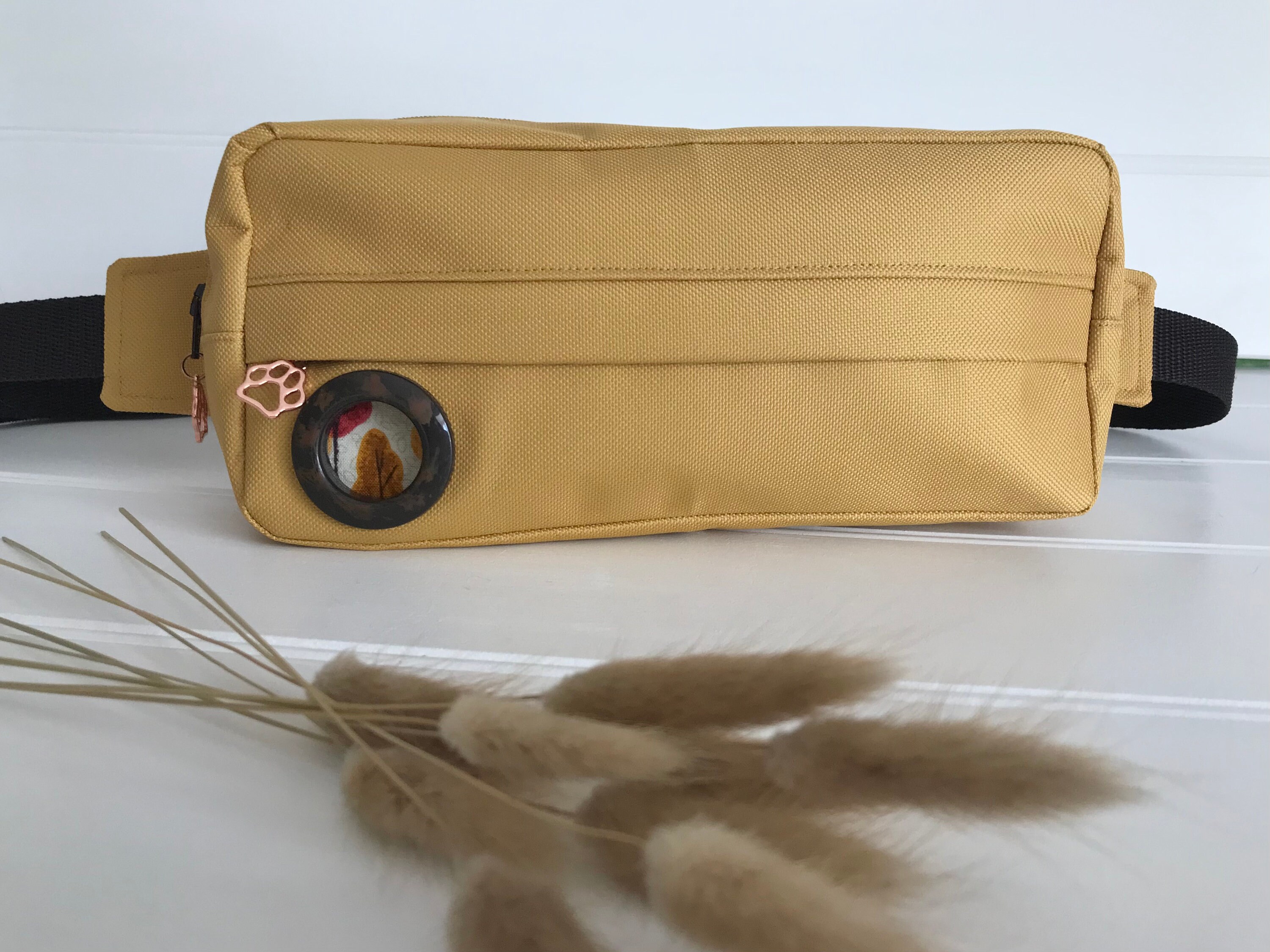 Ochre Dog Walking Bum Bagyellow Waterproof Bum Bag for Dog Etsy UK
