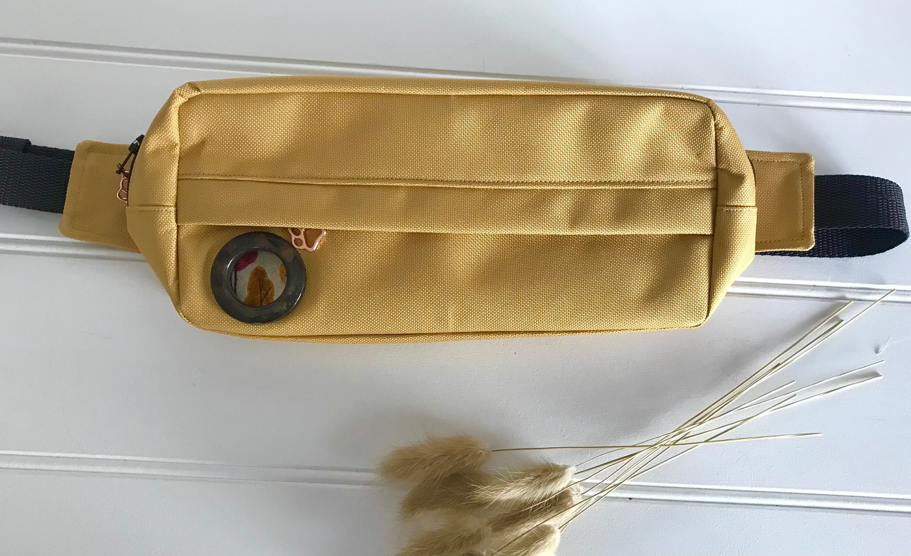 Ochre Dog Walking Bum Bagyellow Waterproof Bum Bag for Dog Etsy UK