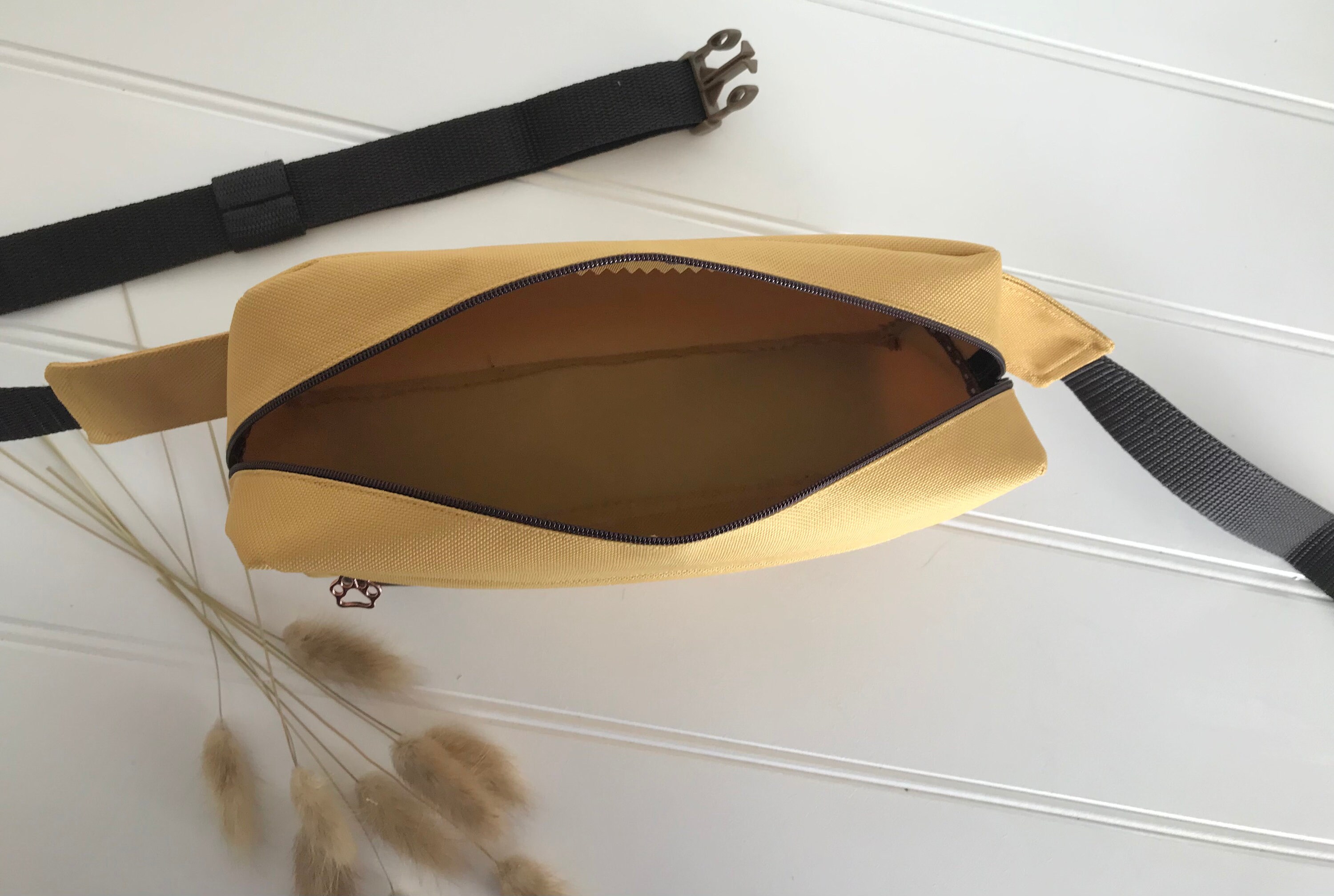 Ochre Dog Walking Bum Bagyellow Waterproof Bum Bag for Dog Etsy UK