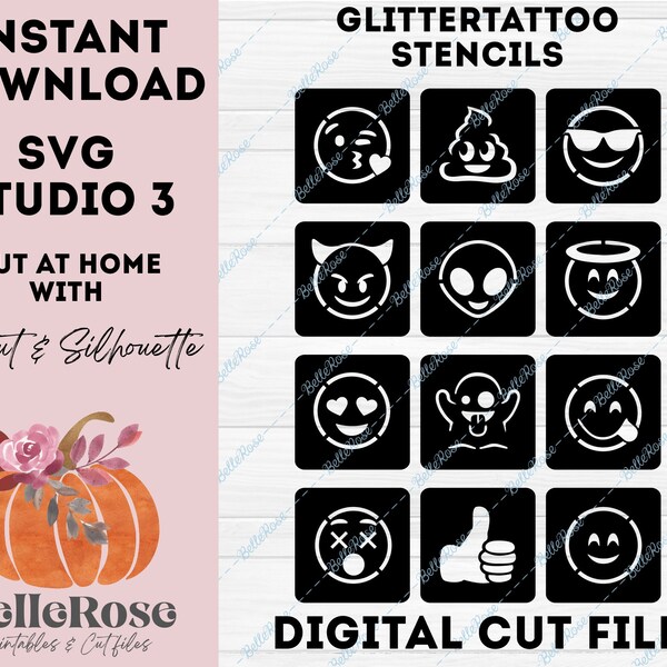 Glitter Tattoo Stencils Bulk Etsy