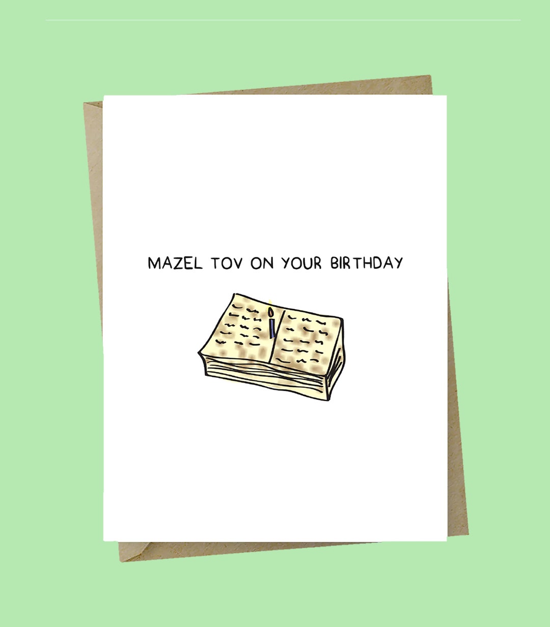 Mazel Tov on Your Birthday Card Mazel Tov, Mazel Tov Card, Best Wishes